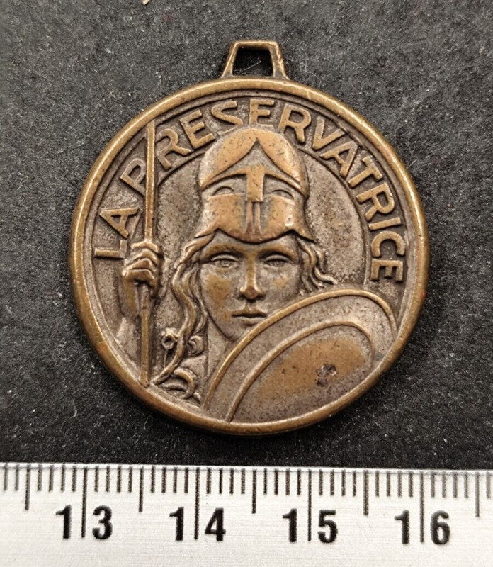 Medaille La Preservatrice Assurance - Ref14475j