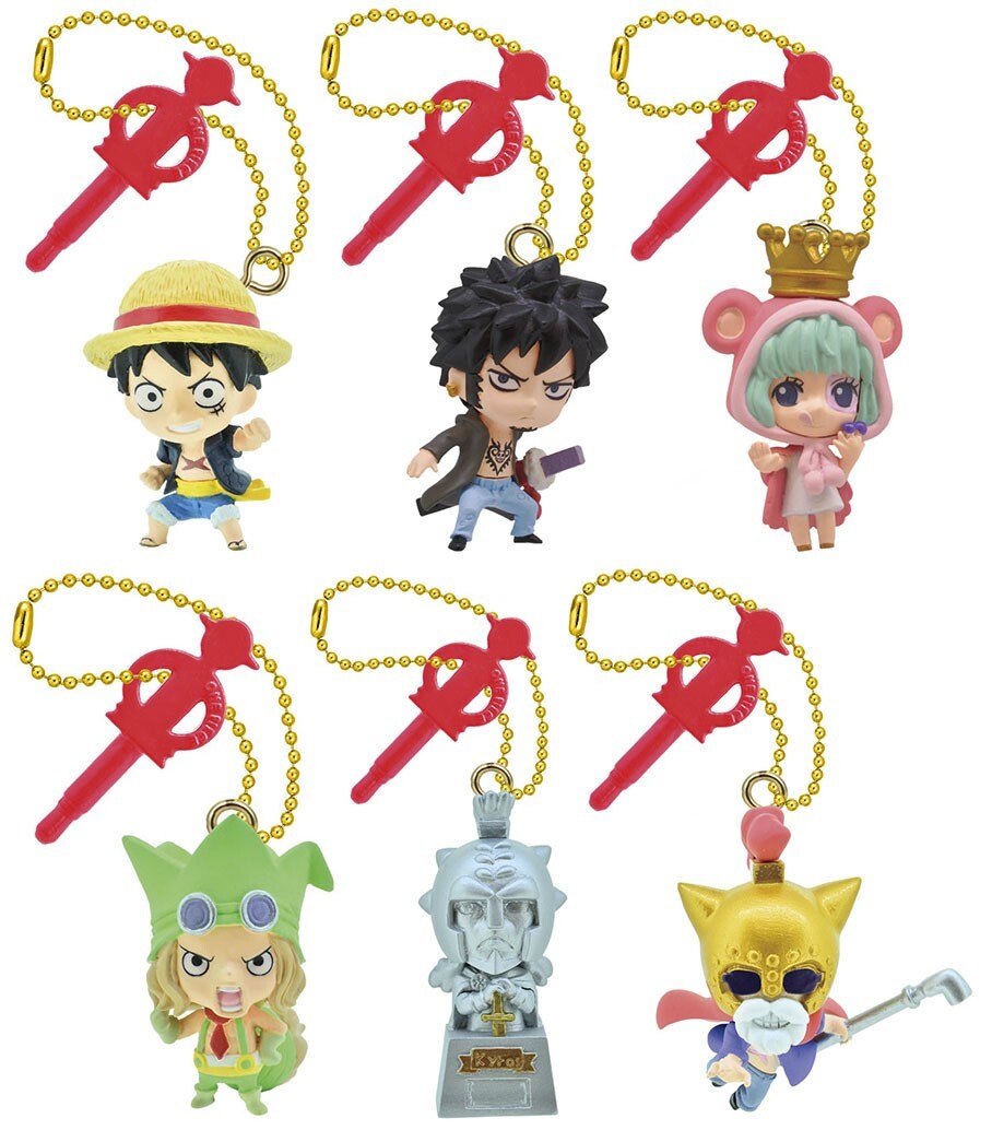 One Piece Anime Figure Log Memories Bandai Phone Strap
