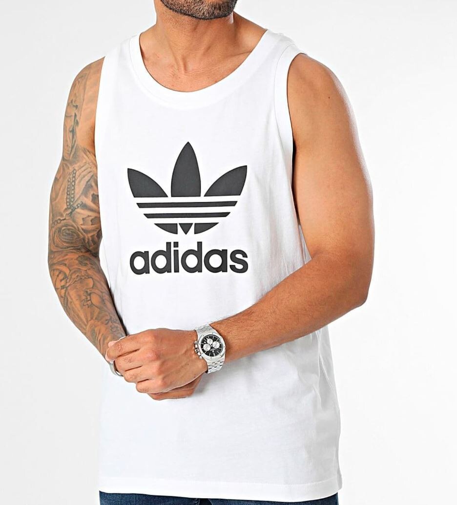NEW MENS ADIDAS ORIGINALS TREFOIL TANK TOP TEE SHIRT