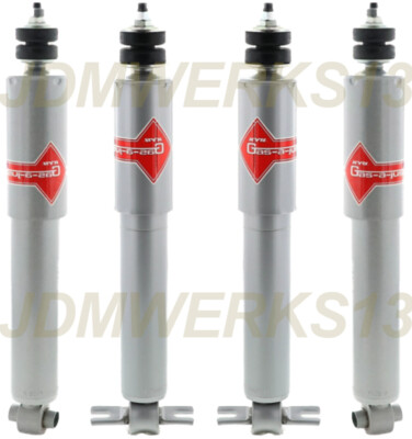 KYB 4 High Performance MONOTUBE Upgrade SHOCKS CHEVROLET CORVETTE 1988 - 88 
