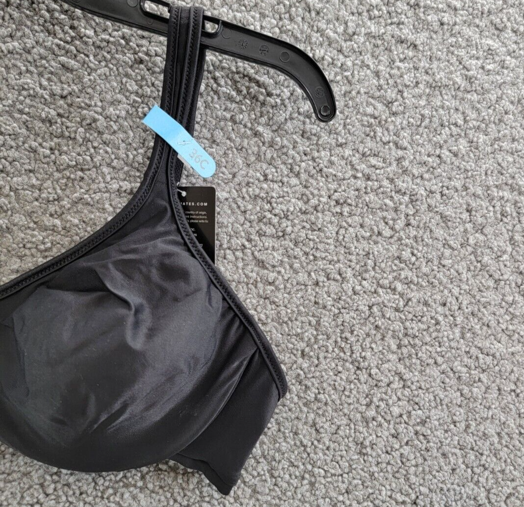 Bali Passion for Comfort Underwire Bra Women's 36C Black Dual Back Hook-and-Eye - Picture 4 of 13