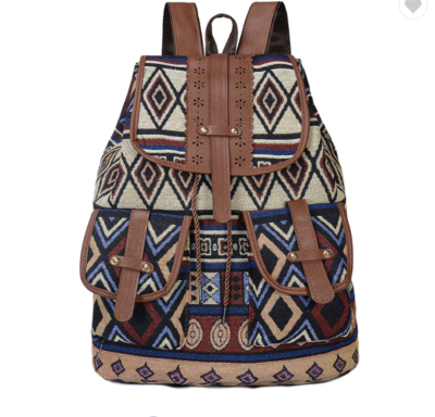 Backpack Tribal Multicolor Bohemian Hippie School Travel Bag Shoulder Bag-NEW  | eBay