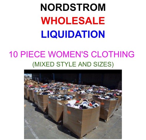 Коробка для ЛИКВИДАЦИИ женской одежды NORDSTROM ОПТОМ из 10 предметов для РЕСЕЛЛЕРА  