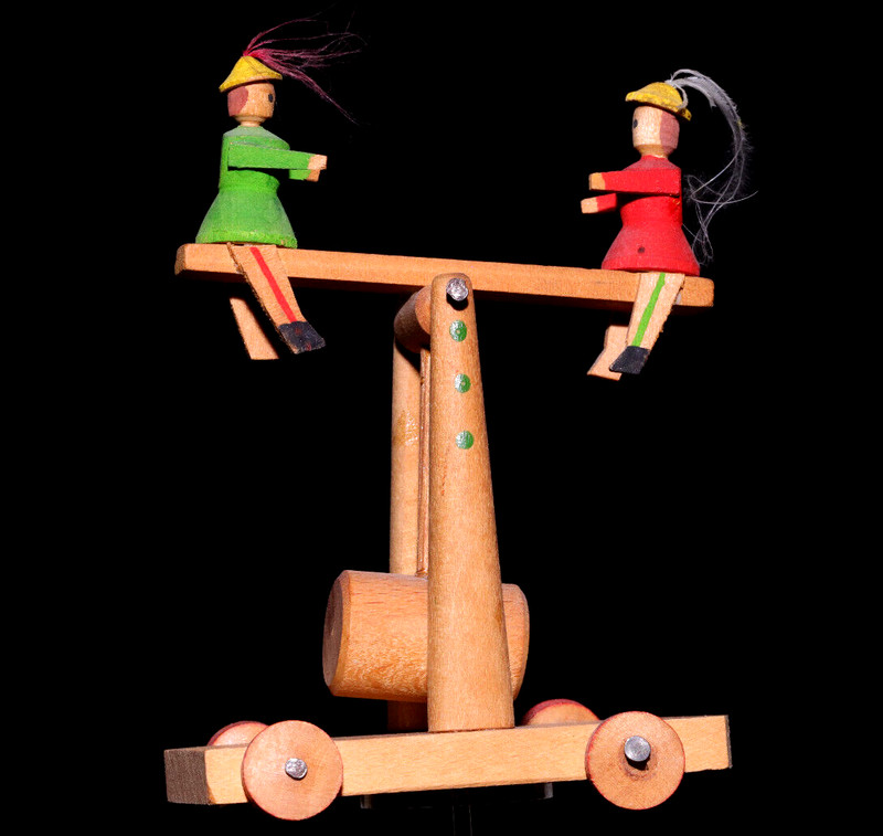 Alter Pendelreiter  Rudolf Ender Borstendorf GrÃ¼Nhainichen