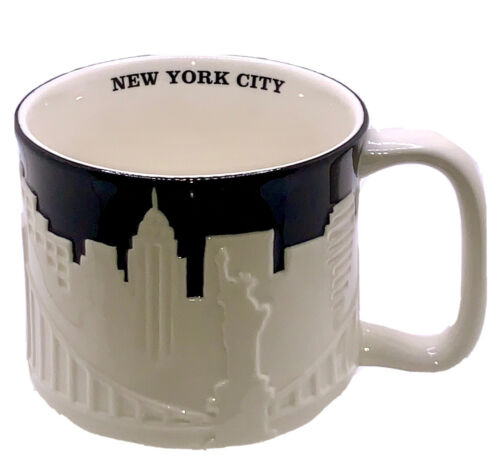 STARBUCKS New York City NYC BIG Coffee Mug Taxi 3D Skyline STARBUCKS New York City NYC BIG Coffee Mug Taxi 3D Skyline
