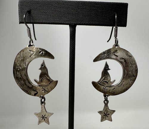 ★VINTAGE HOLLYWOOD★ [925 Silver] Moon Boat Earrings_VH2478 $_12.JPG?set_id=880000500F