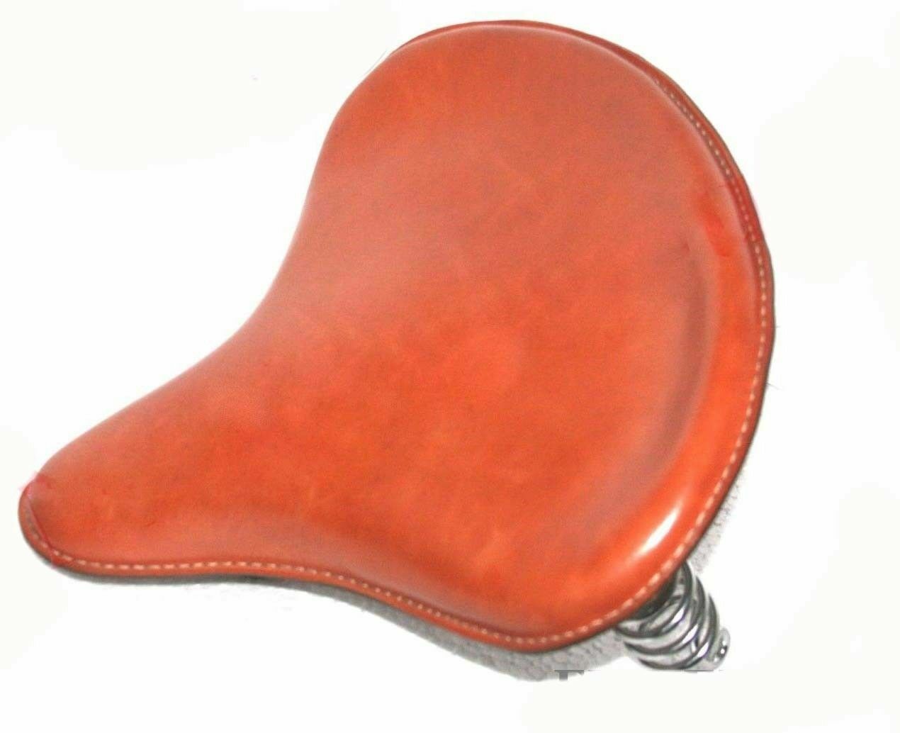 Fits Royal Enfield Classic 350 500 Front Driver Seat Bottom Leather Covered 