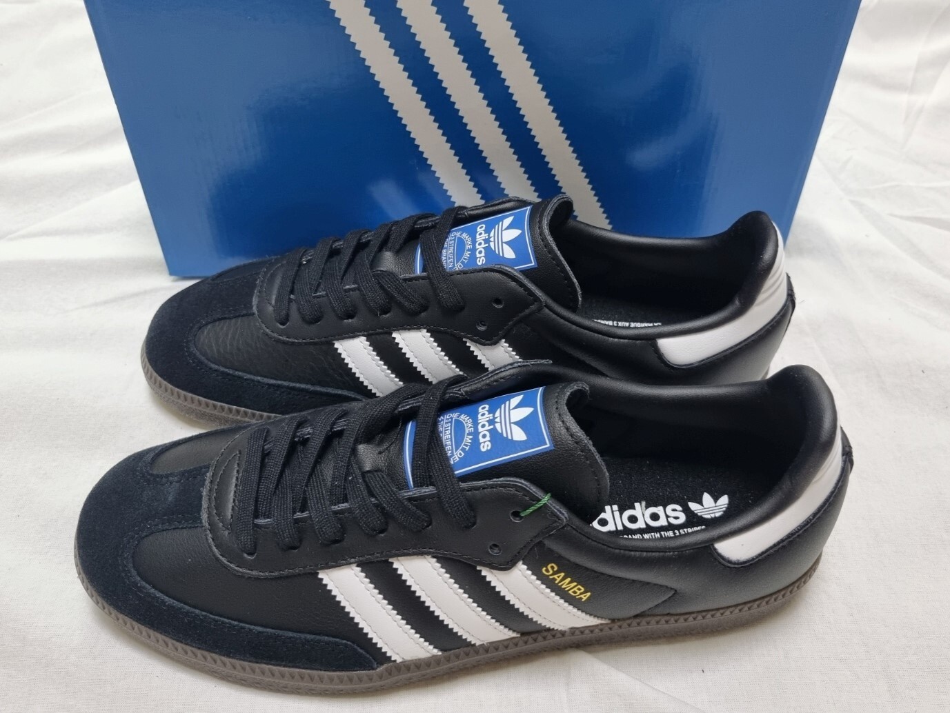 Adidas Originals Samba OG Core Black 4-12Size B75807