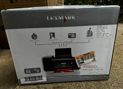 Lexmark X5650 All in One Inkjet printer copier scanner fax NEW
