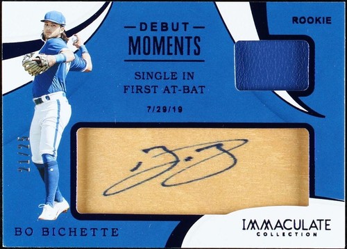 2020 Panini Immaculate Collection - Bo Bichette #DM-BO