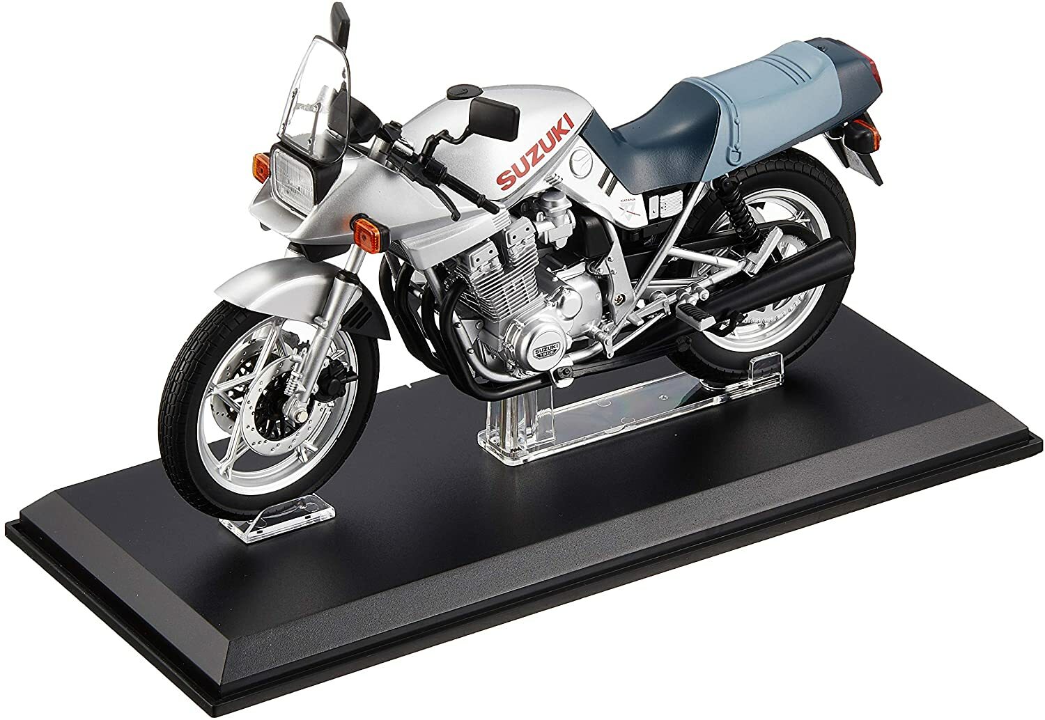 アオシマ GSX1100S 刀 ヨシムラ・デモンストレーションモデル 1/12銀