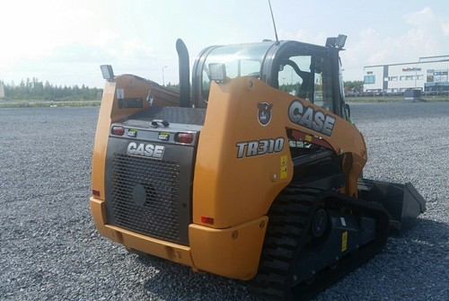 Case TR 310 Skid Steer Loader Rubber Track Enclosed Cab Aux Hi Flow