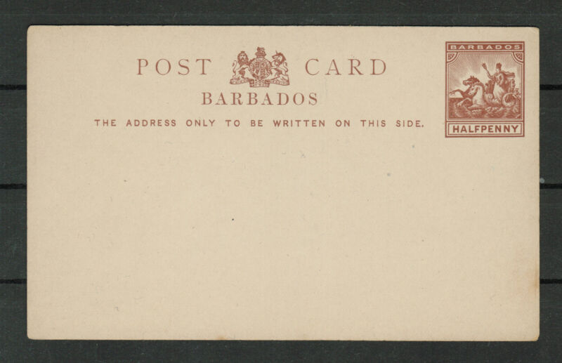 Barbados CV Postal Stationery Post Card #7768