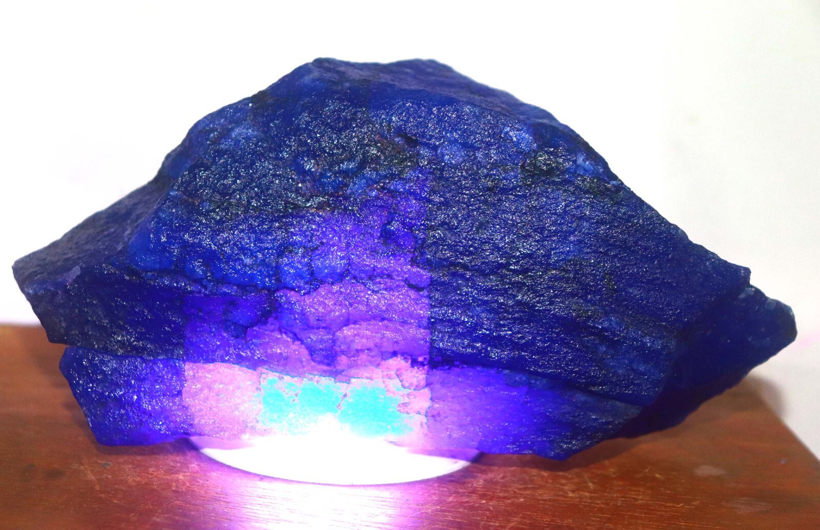 DYED 10025 Ct Certified African Blue Sapphire Uncut Rough