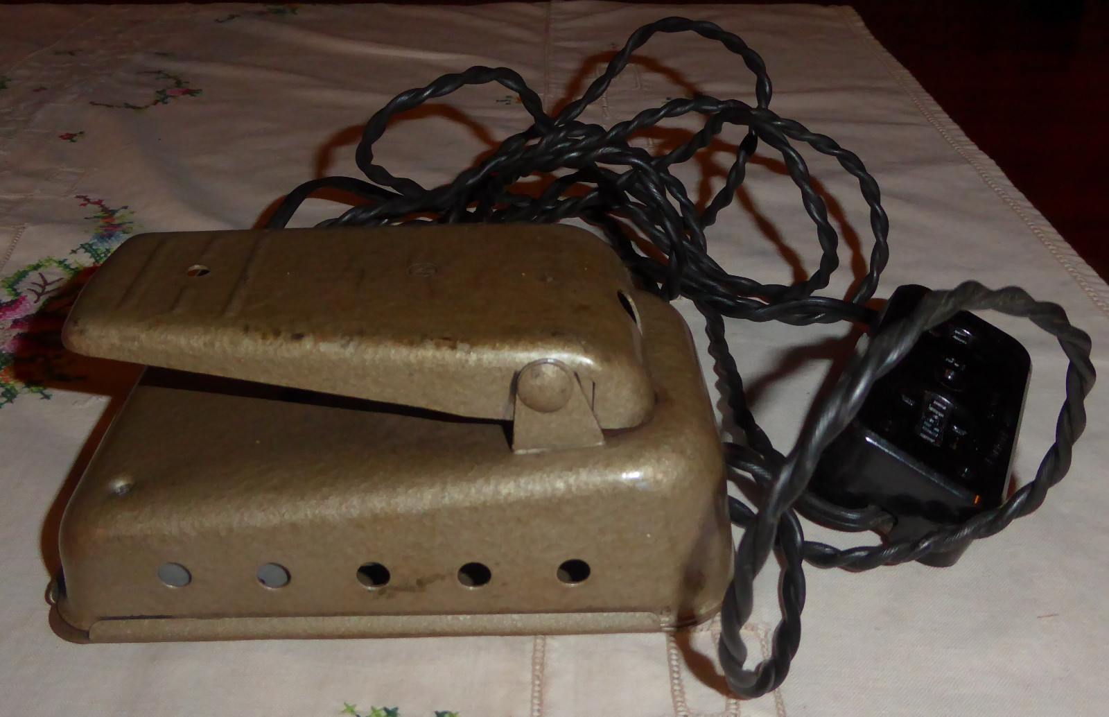 Vintage Sewing Machine Foot Pedal Switch