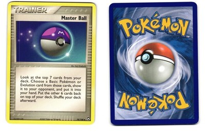 MASTER BALL 78/108 UNCOMMON POWER KEEPERS LP 2007 POKEMON