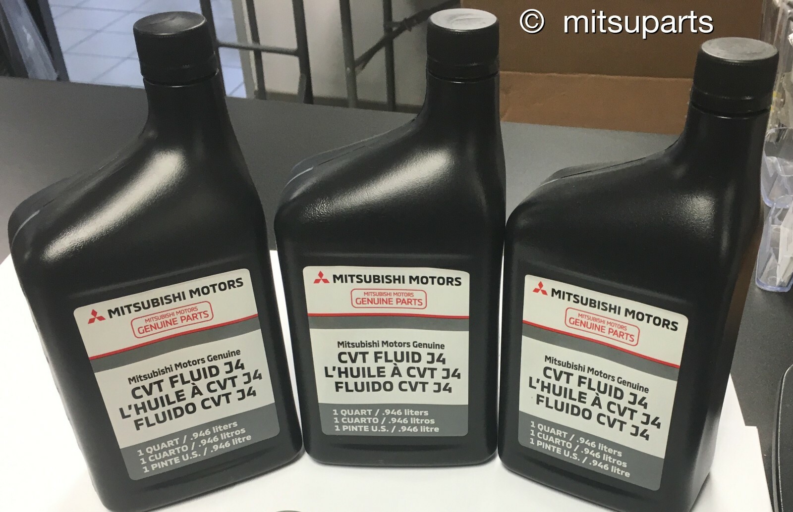 Genuine Oe Mitsubishi Cvt J4transmission Fluid 3 Quarts 2013 & Later ...