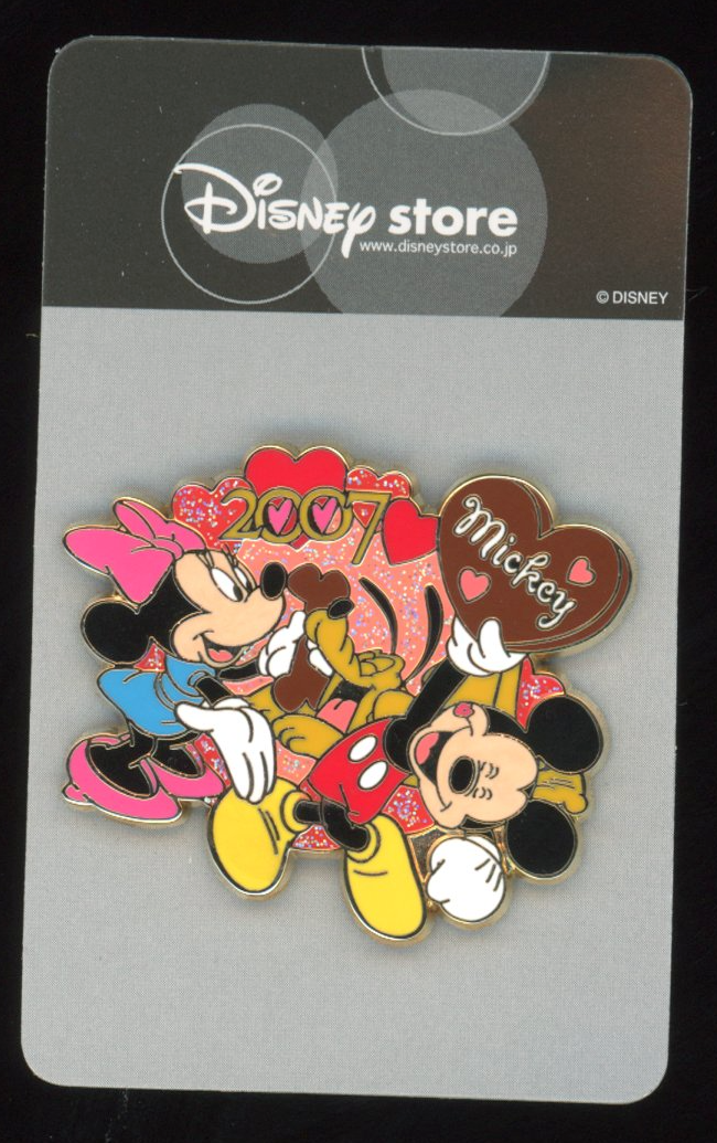 Disney - pluko♡ Disney catalog box pin set #7 PUPPY LOVE Pluto Fifi candy