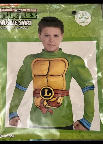 NEW Teenage Mutant Ninja Turtles Padded 'Muscle' Shirt -Costume  Child 6,8,10