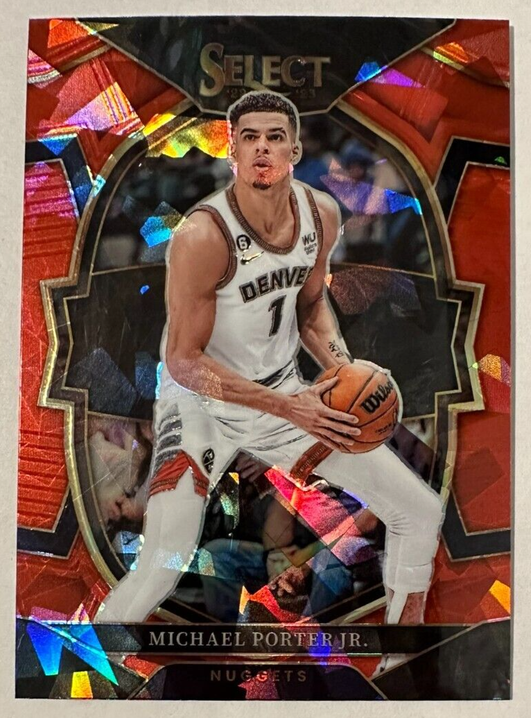 2022-23 Panini Select Michael Porter Jr. Concourse Red 2022-23 Panini Select Michael Porter Jr. Concourse Red