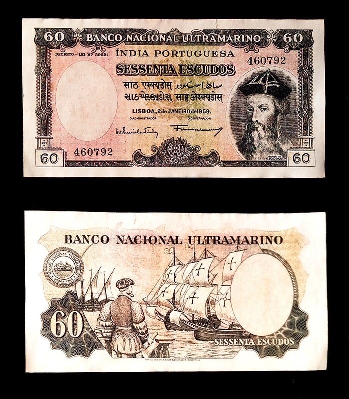 1959 - 60 Escudos - Estado PortuguÃªS Da ÃNdia (Reproduction)