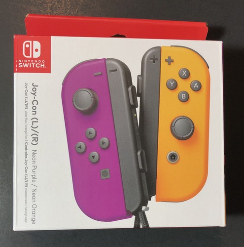 Official Nintendo Switch Joy-Con Set [ Neon Purple / Neon Official Nintendo Switch Joy-Con Set [ Neon Purple / Neon