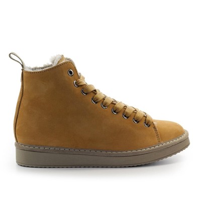 

Женские ботильоны Panchic Camel из нубука, Коричневый, P01W1400200004-B06000