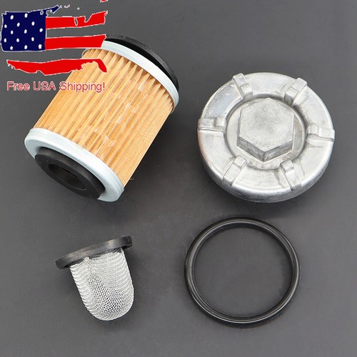 MOTO1988 Oil Drain Assembly Oil Drain Plug &amp; Strainer Filter Kit