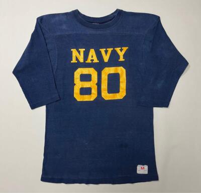 チャンピオン70s フットボールT NAVY 70's Champion フットボールTシャツ - Fresh Service NECESSARY
