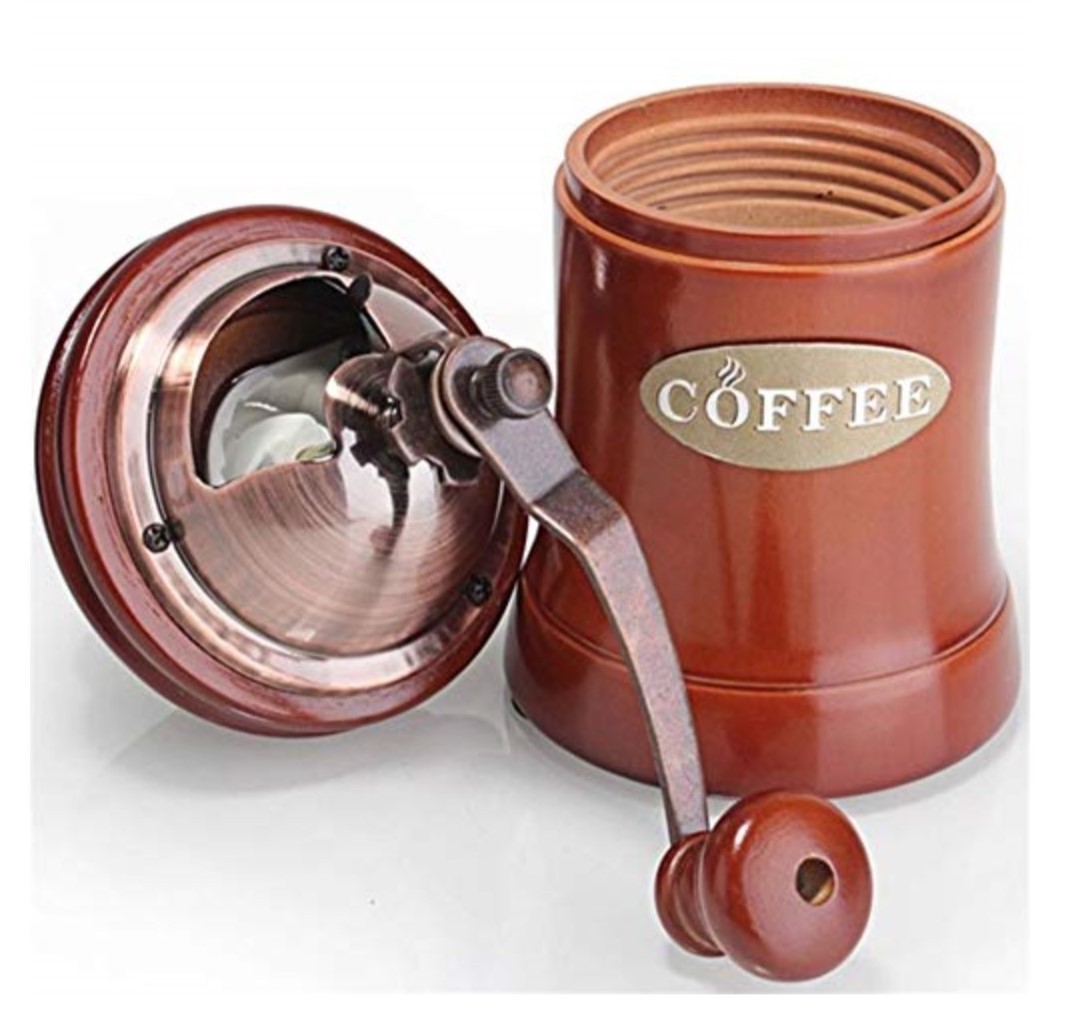 SODIAL Noble Coffee Grinder Hand Coffee Grinder Household Mini Manual Mill