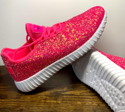 Neon pink shop sneakers