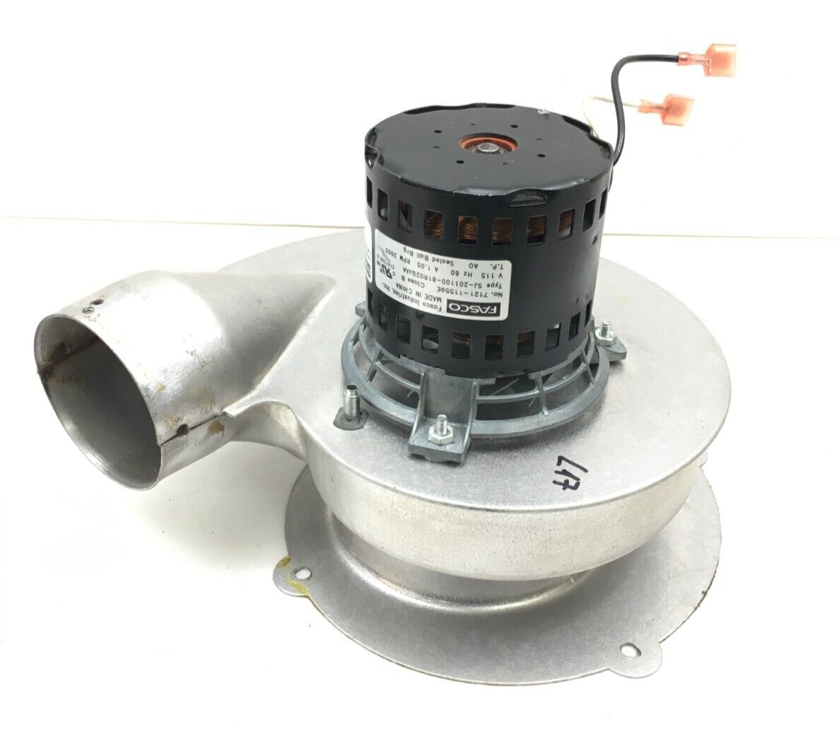 Rheem Ruud 70-101087-01 Fasco 7021-11559 Furnace Draft Inducer used, tested #L17