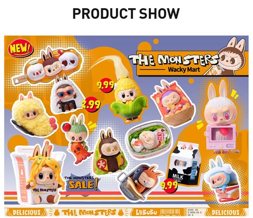 特撮 THE MONSTERS Wacky Mart Series Figures 100% AUTHENTIC THE MONSTERS WACKY MART SERIES CONFIRMED