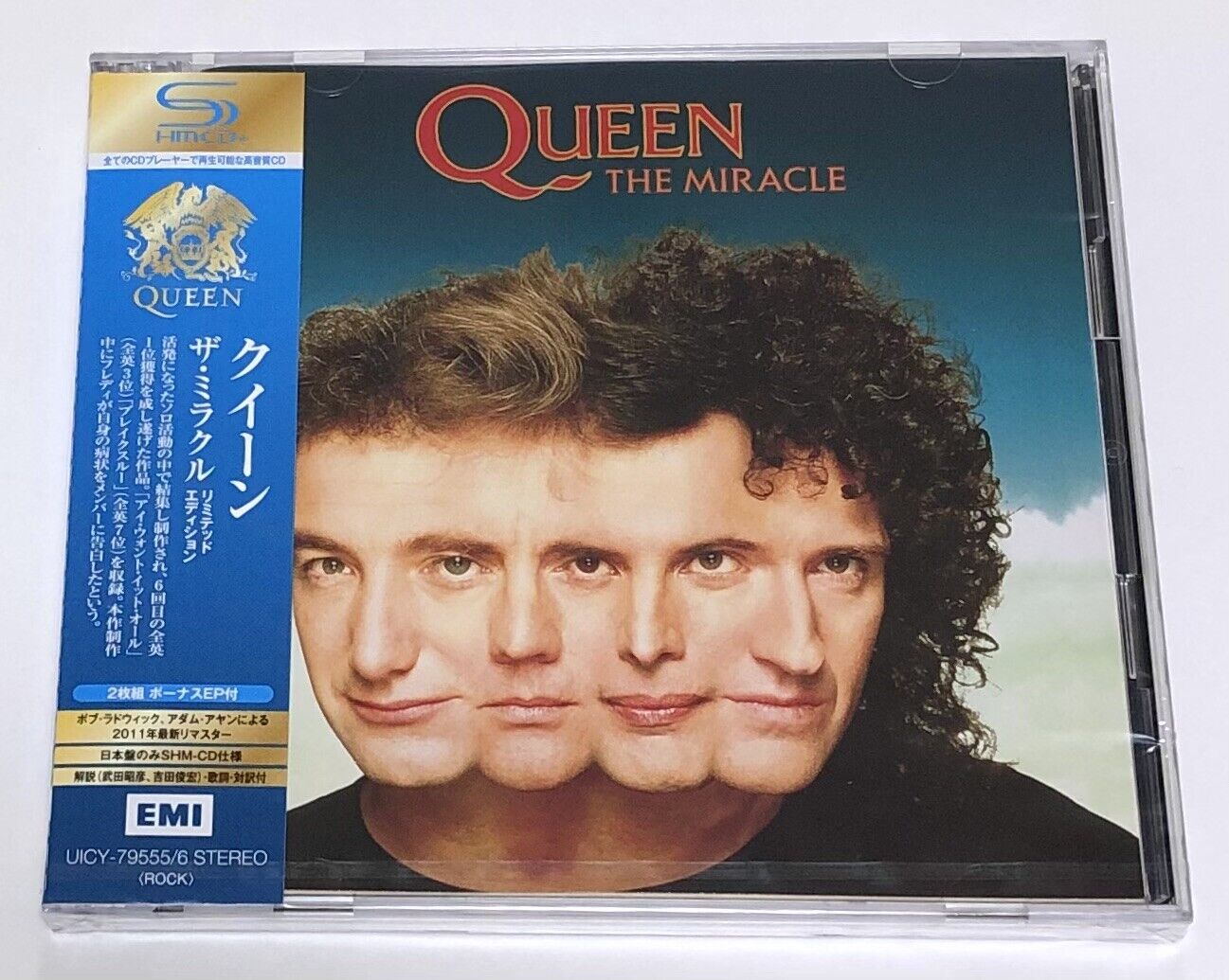 Queen The Miracle Limited Edition 1989 CD 2011 Remaster 2Discs SHM-CD Japan Queen The Miracle Limited Edition 1989 CD 2011 Remaster 2Discs SHM-CD Japan