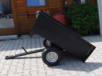 Rasentraktor Anhänger, kippbar 500 kg Rasenmäher