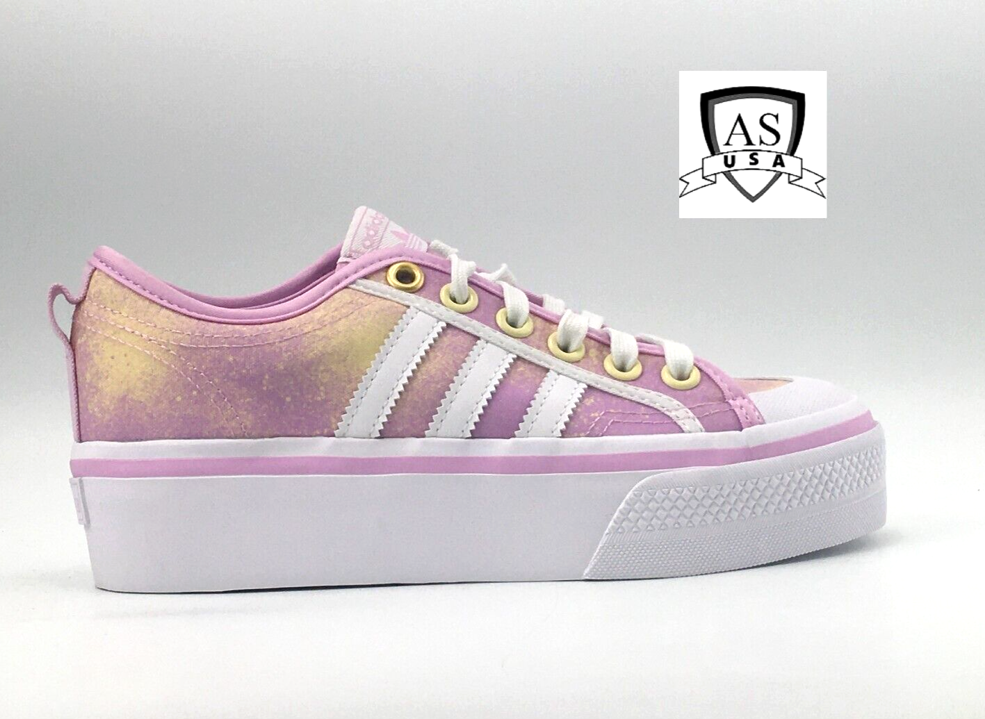 ★adidas originals★Nizza Platform ニッツァ★追跡可 adidas Originals Nizza Platform sneakers in black and white