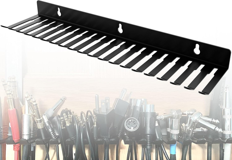 19 Slots Wall Mountable Cable Hanger and Organizer,Cable Holder,Cable Organizer