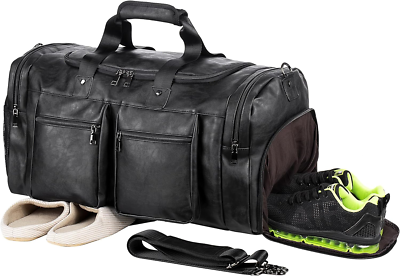 Weekender tote with outlet shoe compartment
