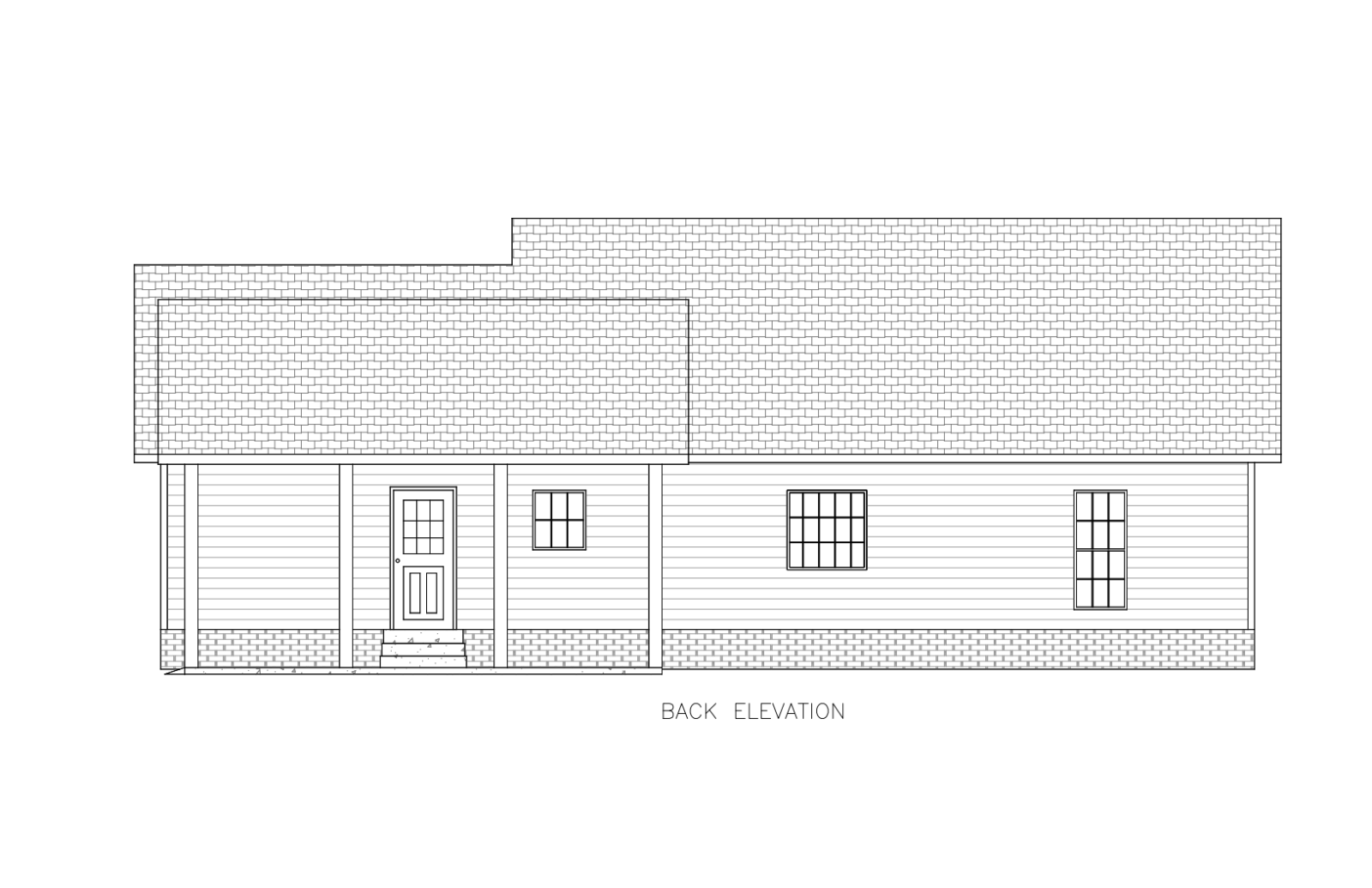 Ranch House Plans 1650 SF 3 Bed 2 Bath Open Floor - Split Bedrooms (Blueprints)