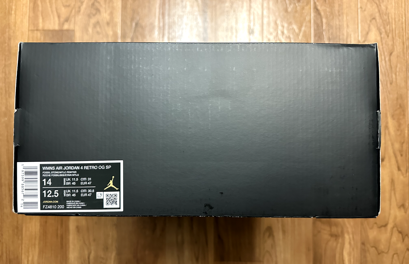 Pre-owned Jordan A Ma Maniere X  4 Retro Og Sp "wyws" Fz4810-200 - Size 12.5m/14w - In Hand In Pink