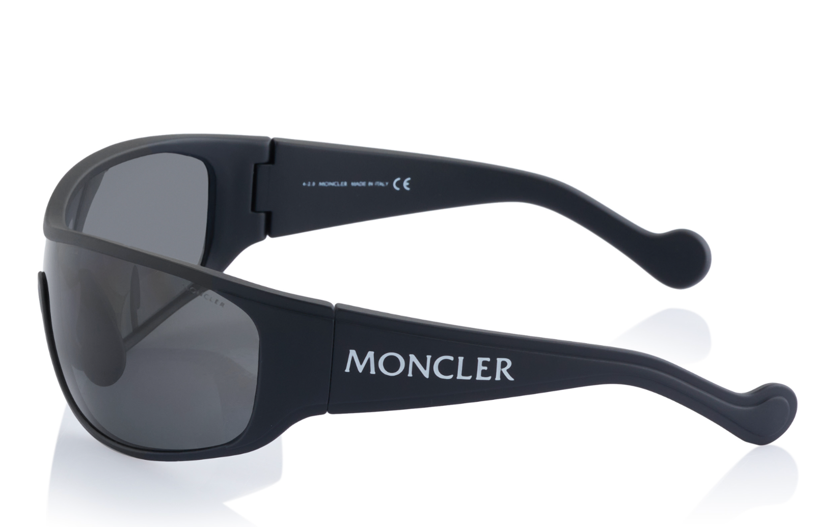 Pre-owned Moncler Eyewear Sunglasses Shield Glasses Ski Mask Visor In Gray