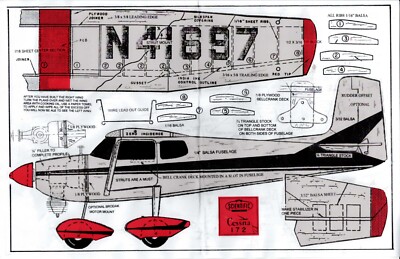 1/2 Cessna 172 フライトコントロールセット