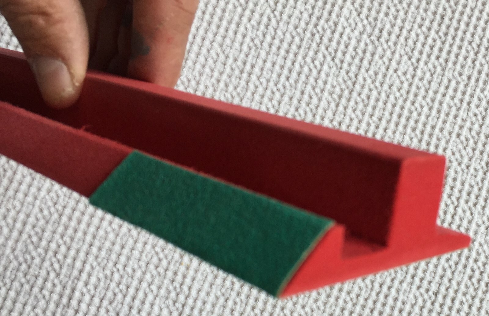 Tcurveflex2 3/4 Wide, Composite Profile Sanding Blockrigid, Psa, To