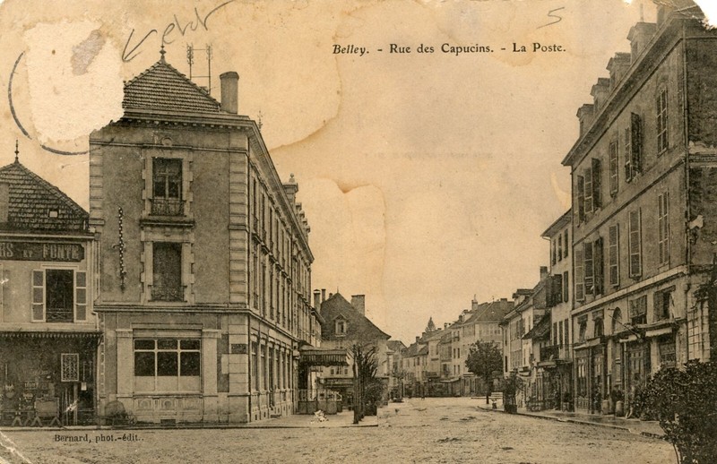 *27879 Cpa Belley - Rue Des Capucins - La Poste  