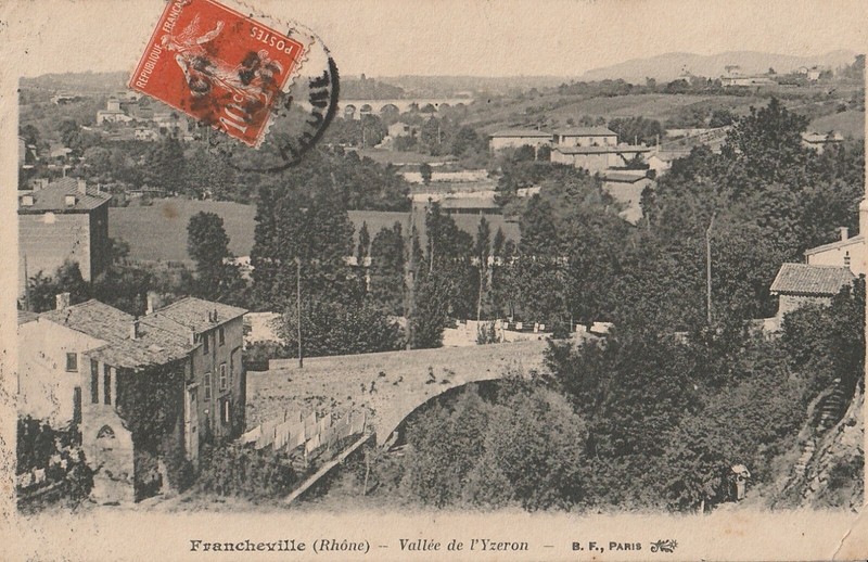Cpa Francheville (69) VallÃ©E De L'Yzeron