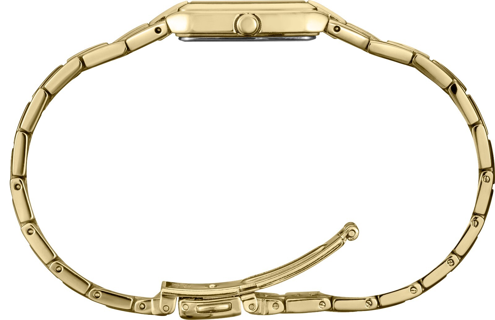 Pre-owned Seiko Ladies Essentials Swr048 Gold-tone 15mm Women's Watch