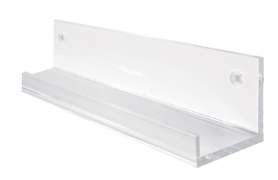 SIGEL GA111 Picture Ledge Shelf for Decorative Objects, 50 cm, clear, acrylic