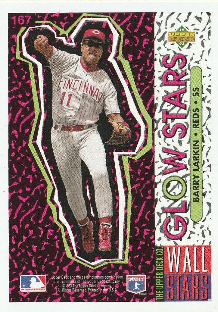 Barry Larkin 1993 Upper Deck #167 Cincinnati Reds MLB