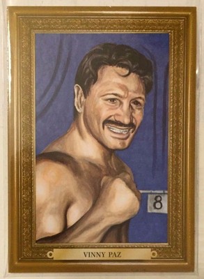 Vinny Paz 2010 Ringside Boxing Round One 1 Turkey Red #85 - GOLD Parallel SP /9
