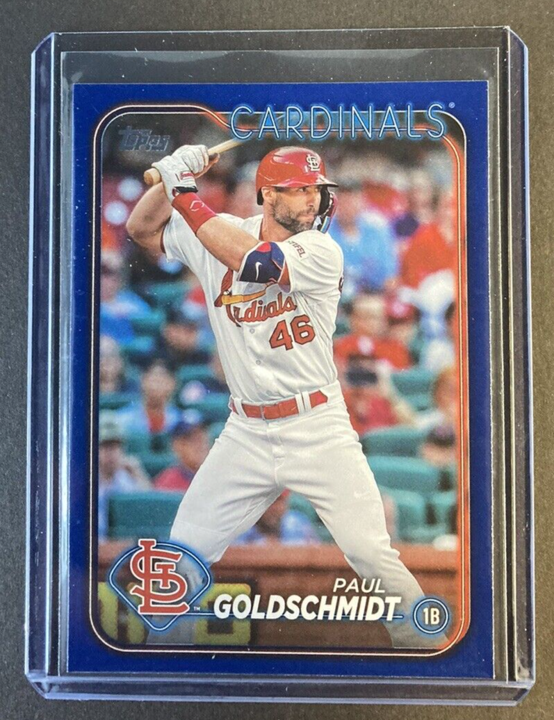 2024 Topps Series 1 Paul Goldschmidt Royal Blue Parallel #46